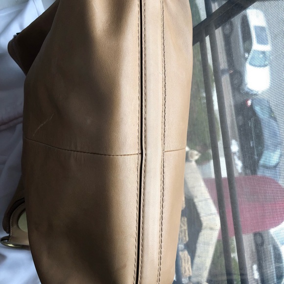 Coach Buckle Hobo Shoulder Bag Camel Color Soft 💕 - Picture 5 of 7